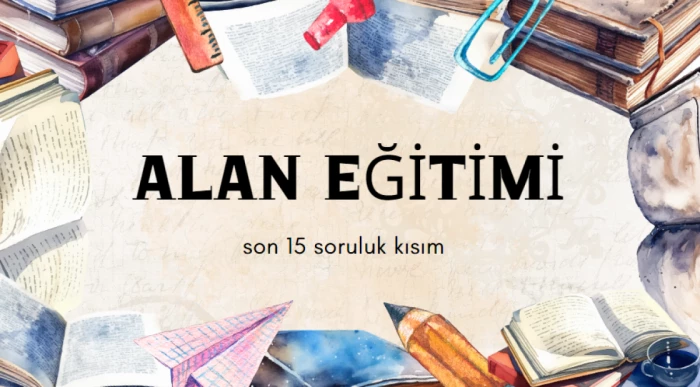 ALAN EĞİTİMİ(öabt sınavında yok ama 4.sınıflara vize-final desteği için)